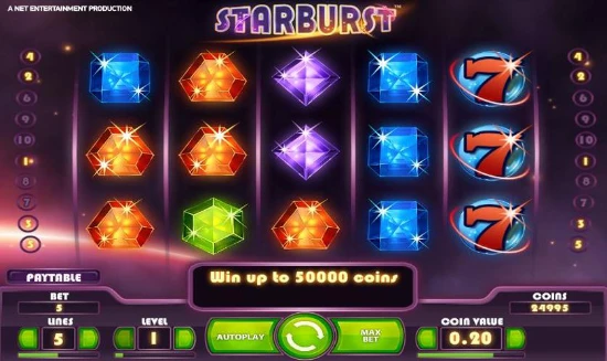 Starburst — игровой автомат